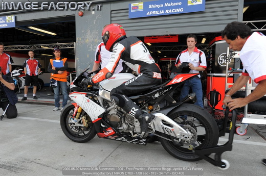 2009-05-09 Monza 0036 Superstock 1000 - Free Practice - Federico Biaggi - Aprilia RSV4 Factory